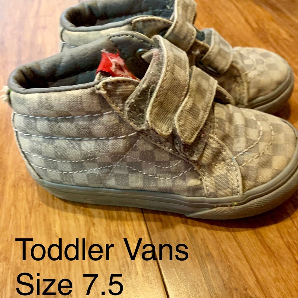 Toddler Vans checkered